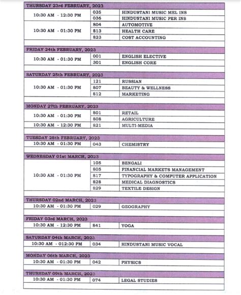 Cbse Board Exam Date Sheet Berna Cecilia