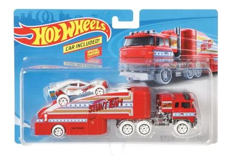 Hot Wheels Caminhões De Transporte Stuntin Semi Mattel Bdw
