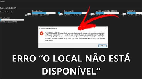 O Local Não Está Disponível Como Alterar A Letra Da Unidade No