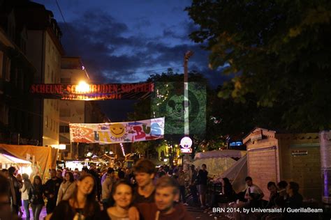 Bunte Republik Neustadt 2014 BRN Logo Projected With Gue Flickr