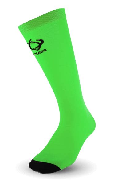 Neon Green Socks Thinees Performance Socks