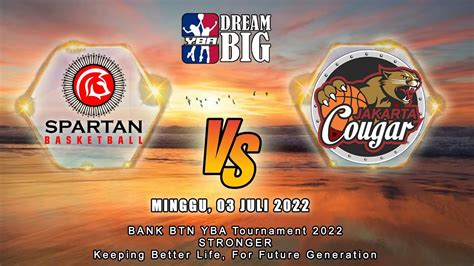 Live Spartan Jogja Vs Cougar Jakarta Yba Tournament Summer