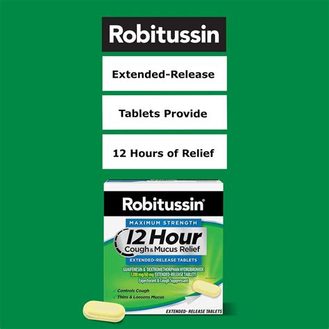 Robitussin 12 Hour Cough And Mucus Relief Tablets Saudi Arabia Ubuy