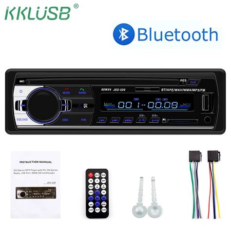 Autoradio Din V Car Radio Jsd Car Stereo Bluetooth Audio Mp