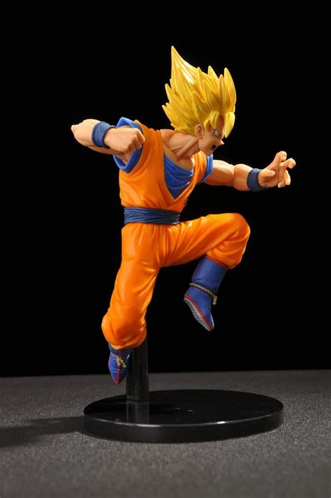 Dragon ball Super SC 6 Action Figure Super Saiyan 2 Son Goku Jumping ...