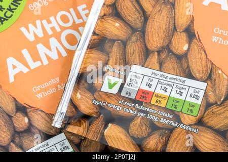 Shot Of Nutrition Label Of Asda Own Label Long Life Uht Semi Skimmed