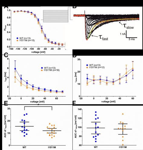 A Current Voltage Relationship Of Sodium Channel Fast Inactivation