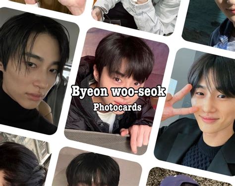 Byeon Woo Seok Photocards 9pc Etsy