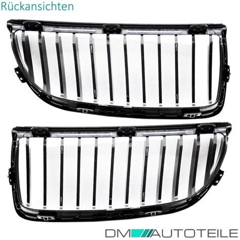 SATZ Kühlergrill Schwarz Matt Sport Performance Blenden passend für