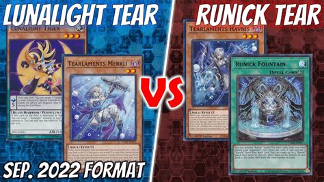 Yu Gi Oh Duelingbook Rated Lunalight Tearlaments Vs Runick