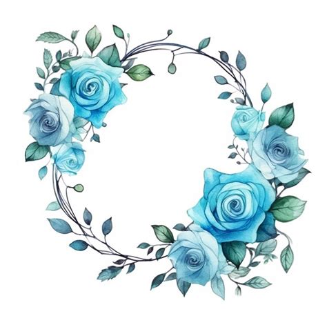 Page 36 Blue Flower Wreath Images Free Download On Freepik