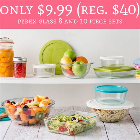 Only Regular Pyrex Glass And Piece Sets Deal Hunting Babe