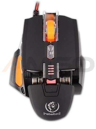 Mysz Przewodowa Rebeltec TRANSFORMER Optyczna Gaming USB Czarna AMSO