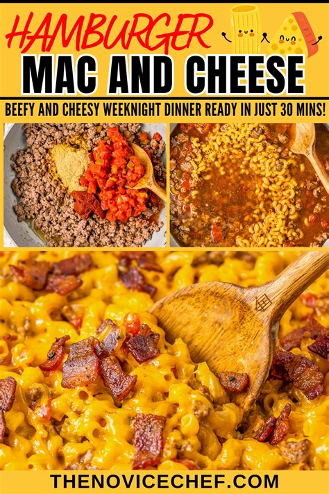 Cheeseburger Macaroni The Novice Chef