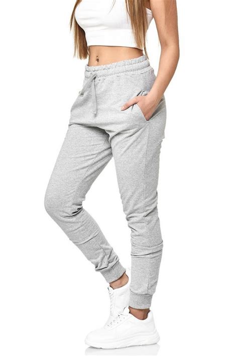 L Gonline Jogginghose Damen Jogginghose Uni Colour Design 5000