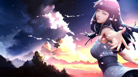 Download Inviting Hinata Hyuga HD Wallpaper | Wallpapers.com