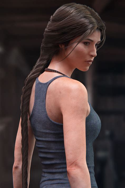 Lara Croft Hairstyle