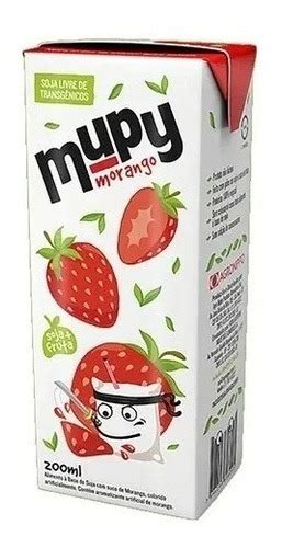 Kit C Suco Mupy De Morango Base De Soja Ml Mercadolivre