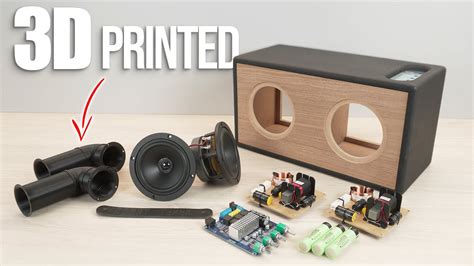 Portable Bluetooth Speaker Build Using D Printed Parts Youtube