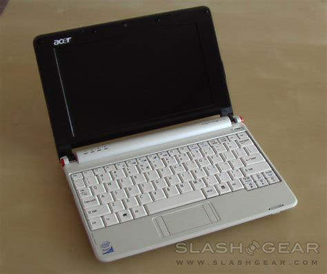 Acer Aspire One Netbook Slashgear Review Slashgear