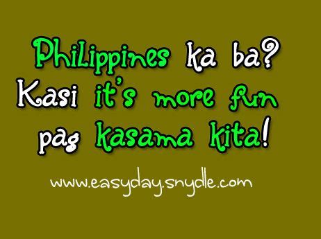 Cool Pick Up Lines Tagalog