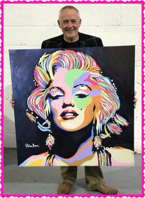 Marilyn art by Steven Brown. | Steven brown art, Marilyn monroe art, Abstract face art