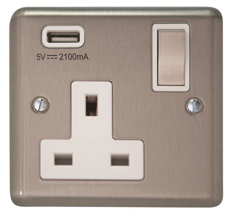 13a Usb Socket Outlets Contactum