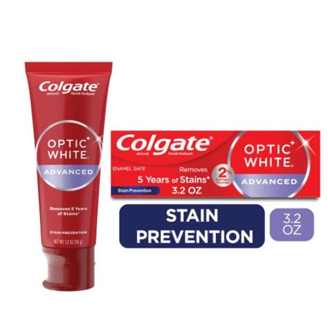 Colgate Optic White Advanced Toothpaste With Hydrogen Peroxide Icy