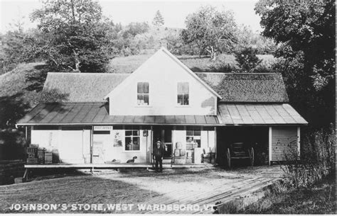 Johnson's Store, West Wardsboro, Vt.] | Vermont, Brattleboro, House styles