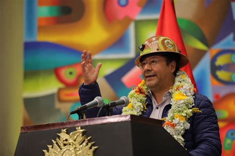 Abi El Presidente Del Estado Plurinacional De Bolivia Luis Arce