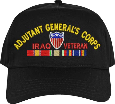 Us Army Adjutant General S Corps Iraq Veteran Embroidered Cap Us Army