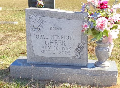 Opal Henriott Cheek 1932 2008 Mémorial Find a Grave