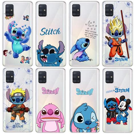 Disney Stitch Cute Lilo Love Phone Case For Samsung Galaxy A73 A53 A33