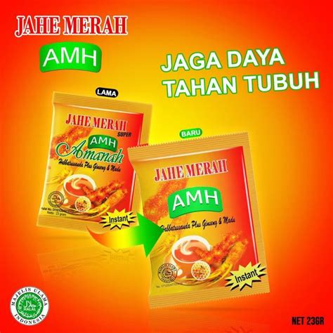 Jual Jahe Merah Amanah Ahm Super Plus Ginseng Dan Madu Habbatusauda