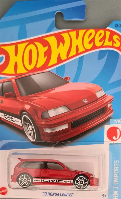 Hot Wheels J Imports 90 Honda Civic EF Universo Hot Wheels