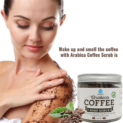 100 Natural Arabica Coffee Body Scrub 14 Oz Pursonic