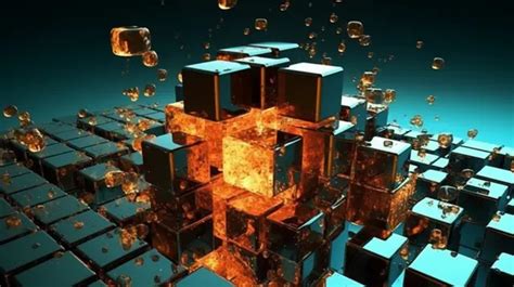 Endless Disintegration Of Cubes Mesmerizing 3d Animation Background ...