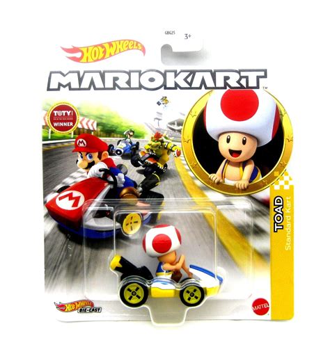 Hot Wheels Mario Kart Toad Standard Kart Gelb Wei Blau Ebay