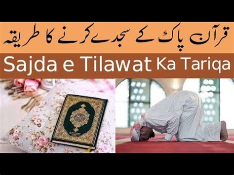 Quran E Pak Ke Sajde Karne Ka Tariqa Sajdah E Tilawat Ka Tareeqa