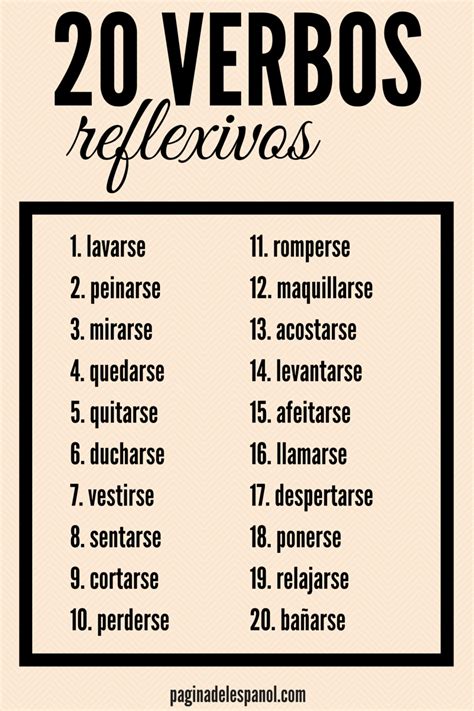 Verbos Reflexivos Verbos Reflexivos Verbos En Espanol Expresiones