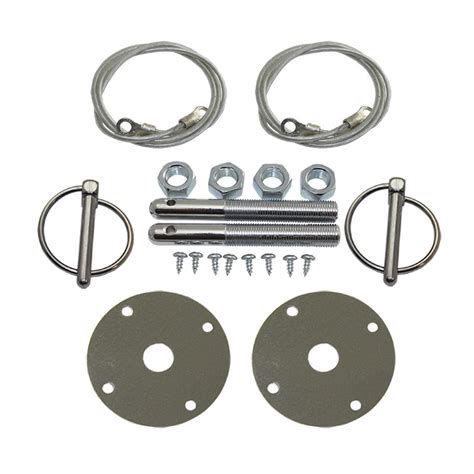 7715 Hood Pin Kit With Flip Over Clips 12″ Dia Stainless Steel