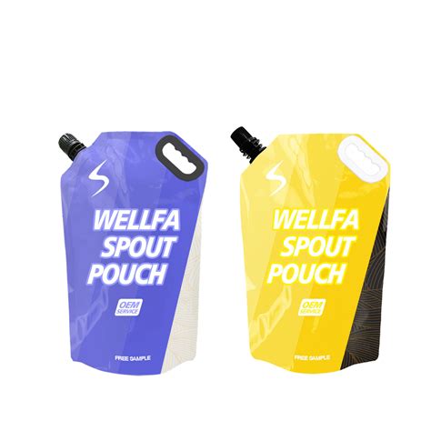 Plastic Liquid Pouch Custom Printed Doypack Bag L Laundry Detergent