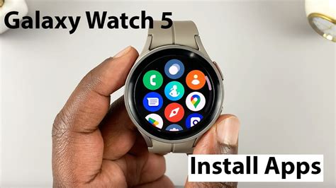 How To Install Apps On Samsung Galaxy Watch Pro Youtube