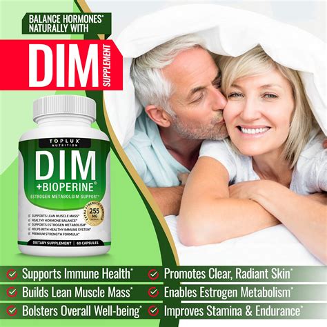 Dim Supplement Plus Bioperine Complex Mg Premium Diindolylmethane