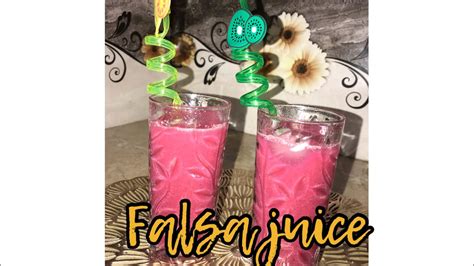 Falsa Sharbat Recipe Refreshing Falsa Juice By Cookwithme707