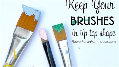 How To Clean Your Paint Brushes Easy Basic Paint Brush Cleaning