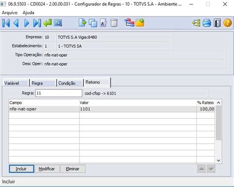 Cross Segmentos Linha Datasul Mre Parametriza O Do Configurador