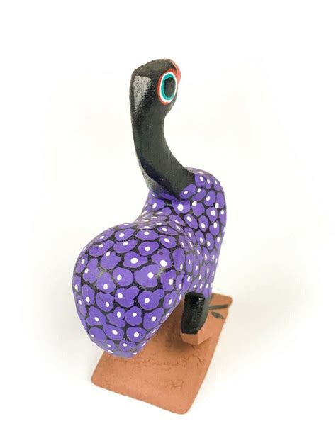 Mini Bird Oaxacan Alebrije Wood Carving Mexican Folk Art Sculpture