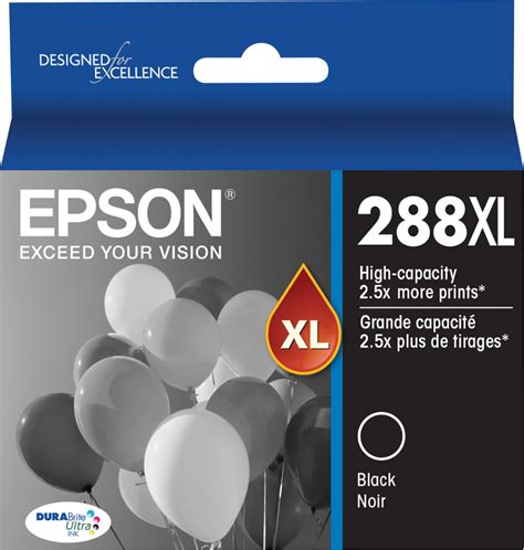 Epson 288XL High Yield Ink Cartridge Black T288XL120 S Best Buy