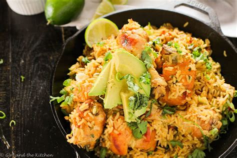 Arroz Con Pollo One Pot Mexican Rice And Chicken Girl And The Kitchen